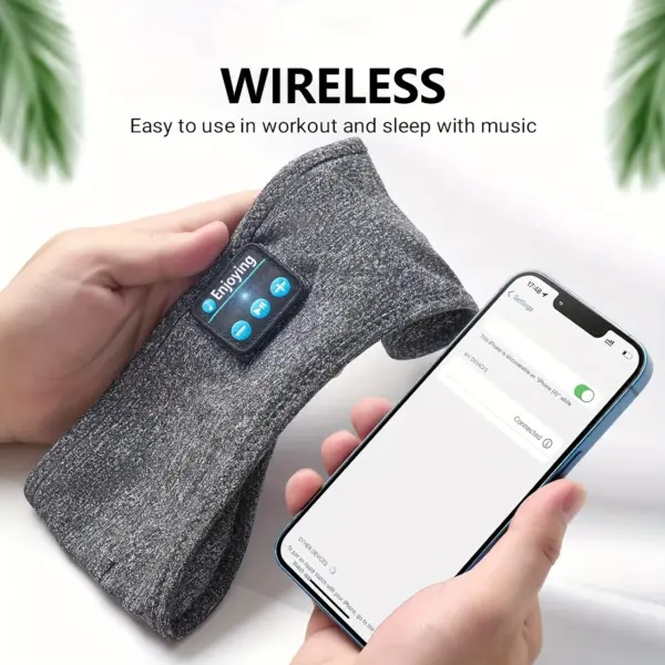 Bluetooth Kulaklık Uyku Bandı - Görsel 2